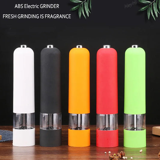 Electric Pepper Mill Automatic Salt Pepper Grinder with