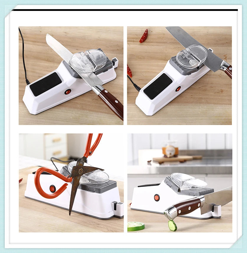 Knife Sharpener Professional USB Electric Knife Sharpener Adjustable For Kitchen Knives Tool Knife Scissor Sharpening