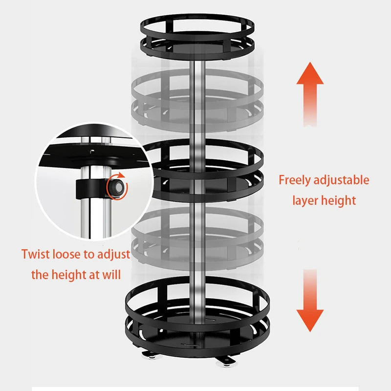 360°Rotation Storage Rack