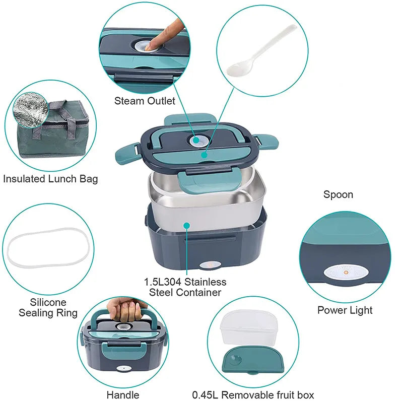 Electric Heating Portable Lunch Box