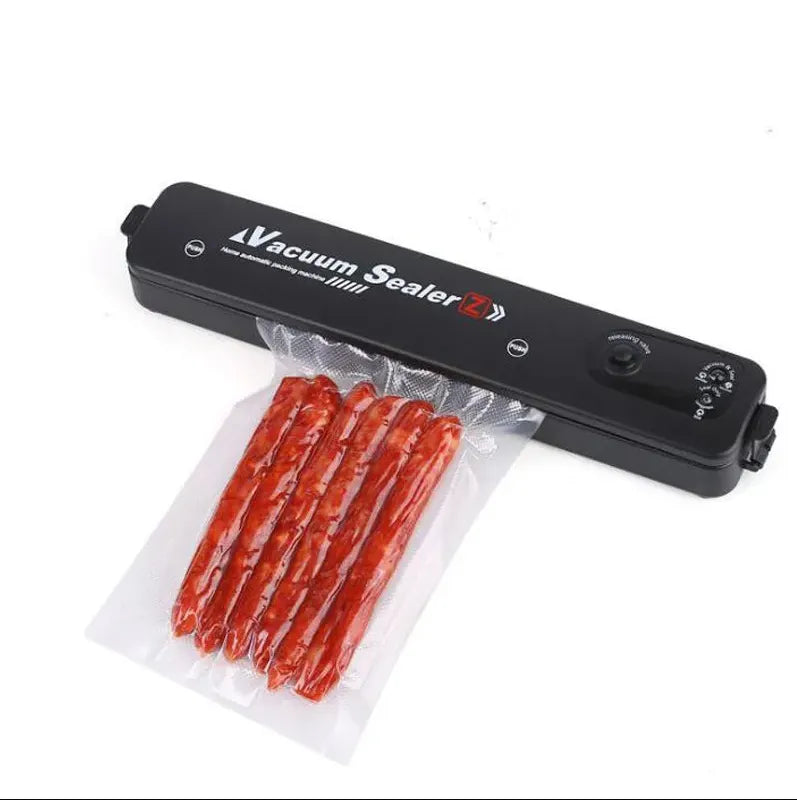 220V/110V Vacuum Sealer Packaging Machine with Free 10pcs Vacuum bags Household Black Food Vacuum Sealer