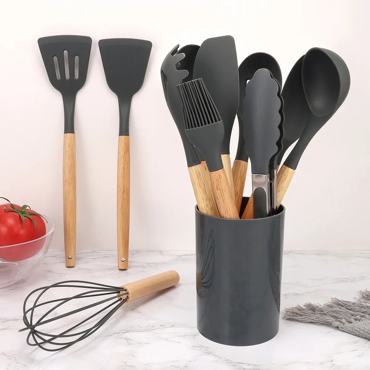 Silicone&Wood Utensils Gadgets