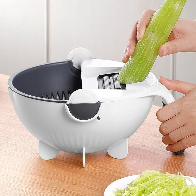 Multifunctional Hand Protector Vegetable Cutter Kitchen Supplies Manual Potato Slicing And Silk Eraser Vegetable Drain Basket