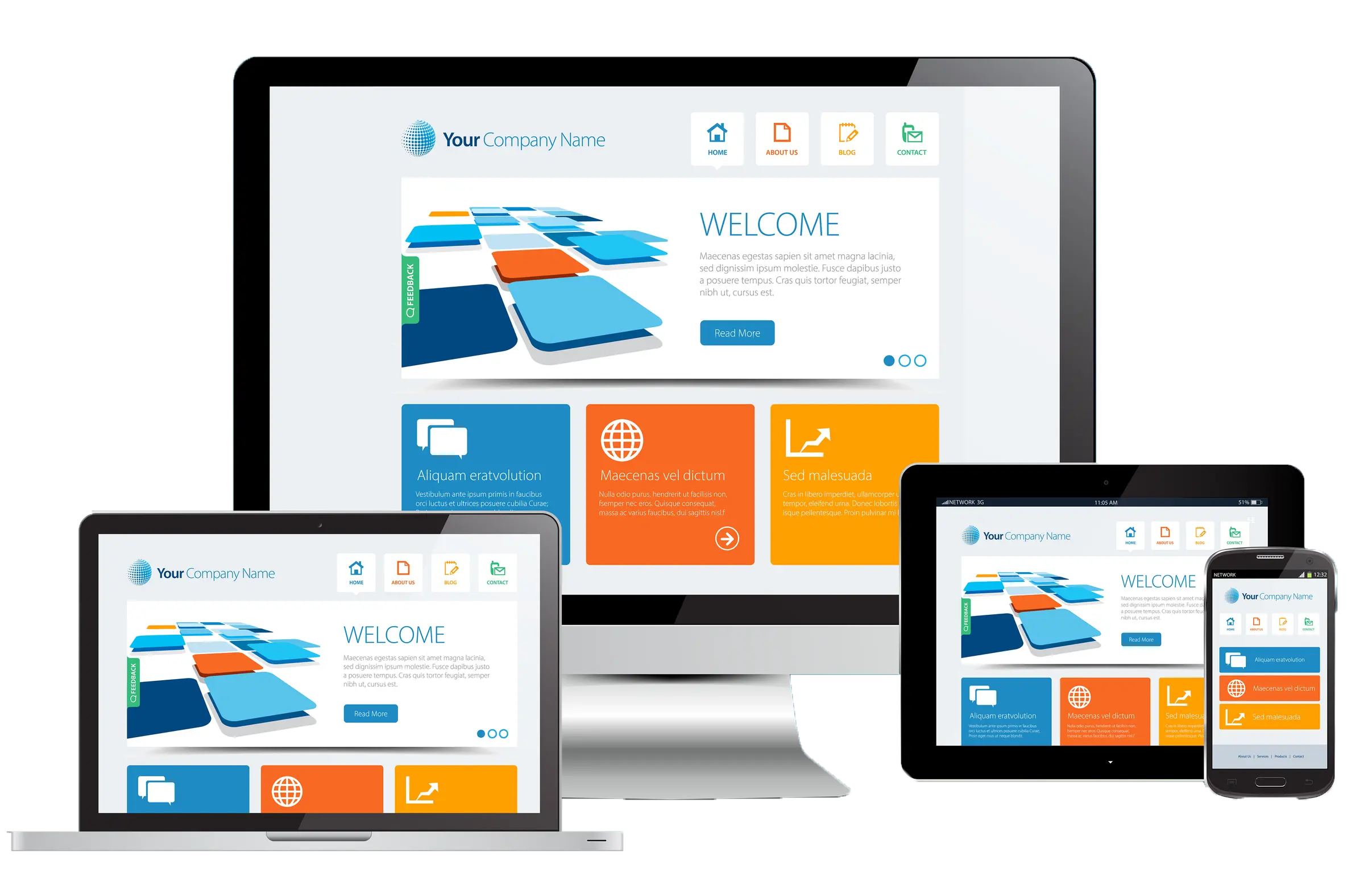 تصميم موقع الكتروني